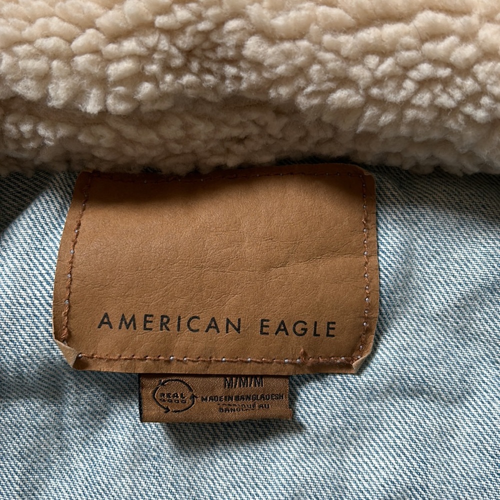 Shearling Denim Jacket - image 2